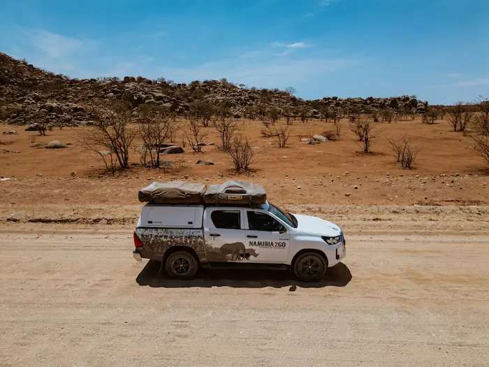 4x4 vehicle for a Namibia self-drive