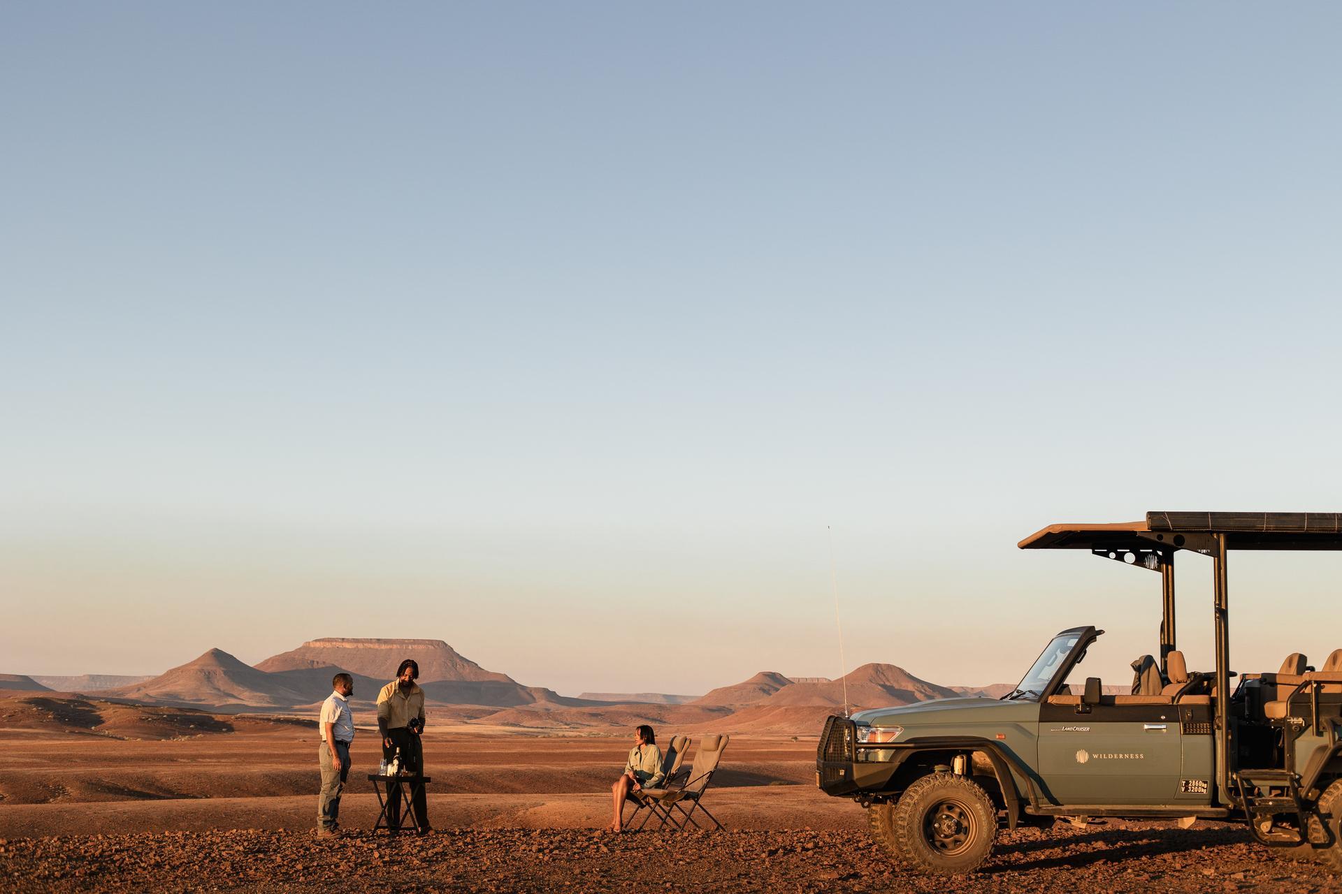 Desert Rhino Camp Namibia fly-in safari