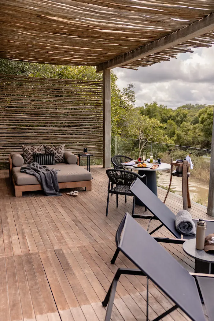 Kapama Karula villa balcony luxury safari accommodation