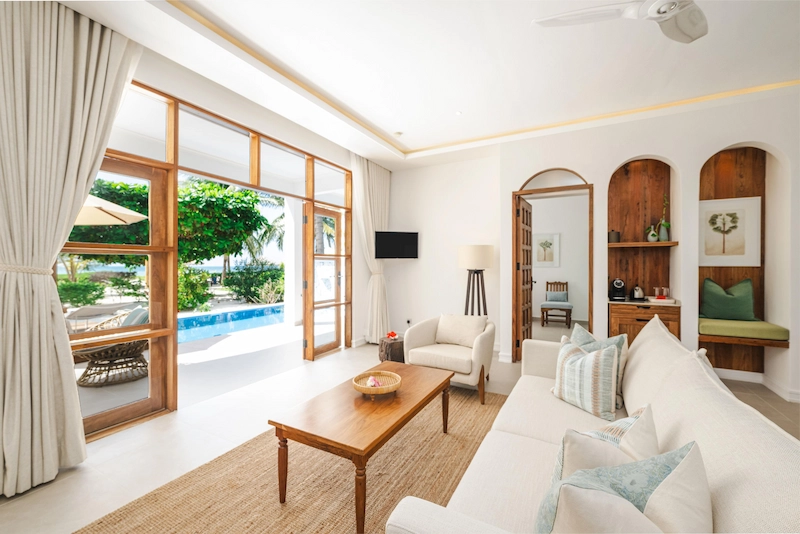 Kisiwa beachfront villa Zanzibar