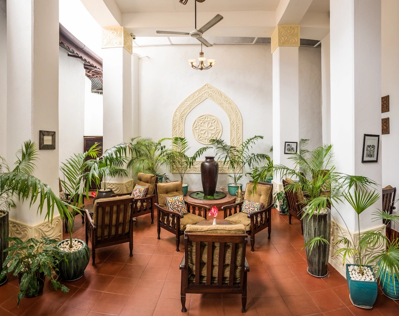 Kisiwa House Stone Town Zanzibar courtyard