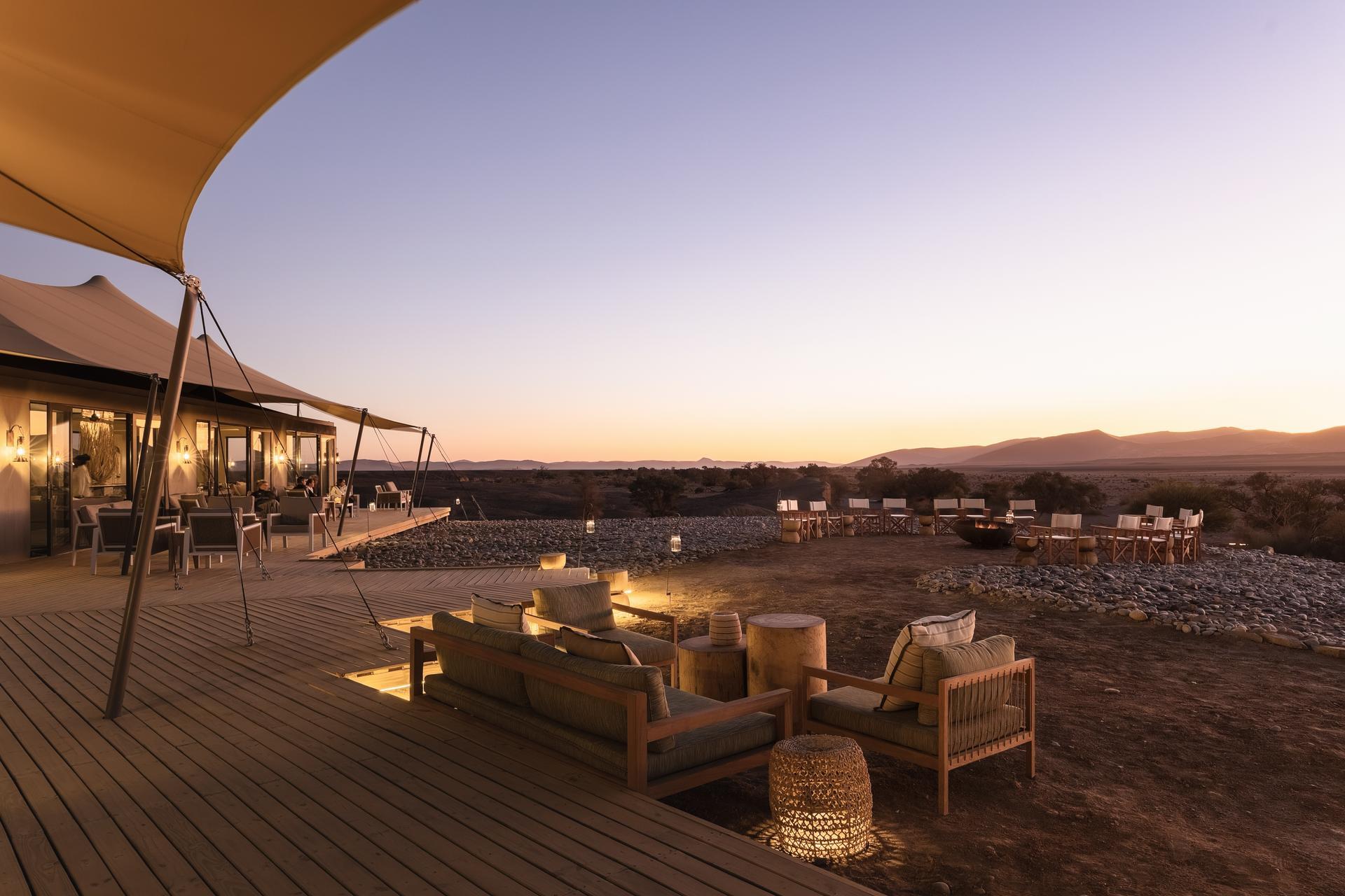 Kulala Desert Lodge main area