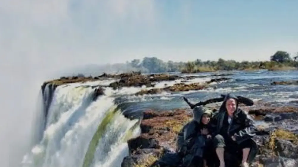 Livingstone Island near Victoria Falls