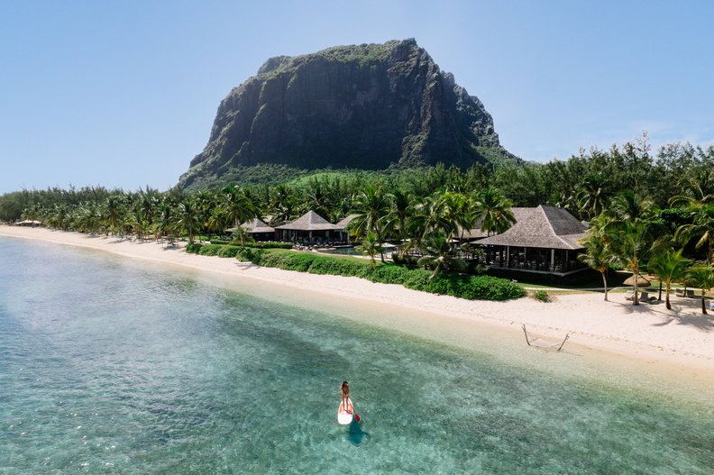 Mauritius honeymoon resort and beach