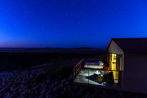 Namib Dune Star Camp under the night sky