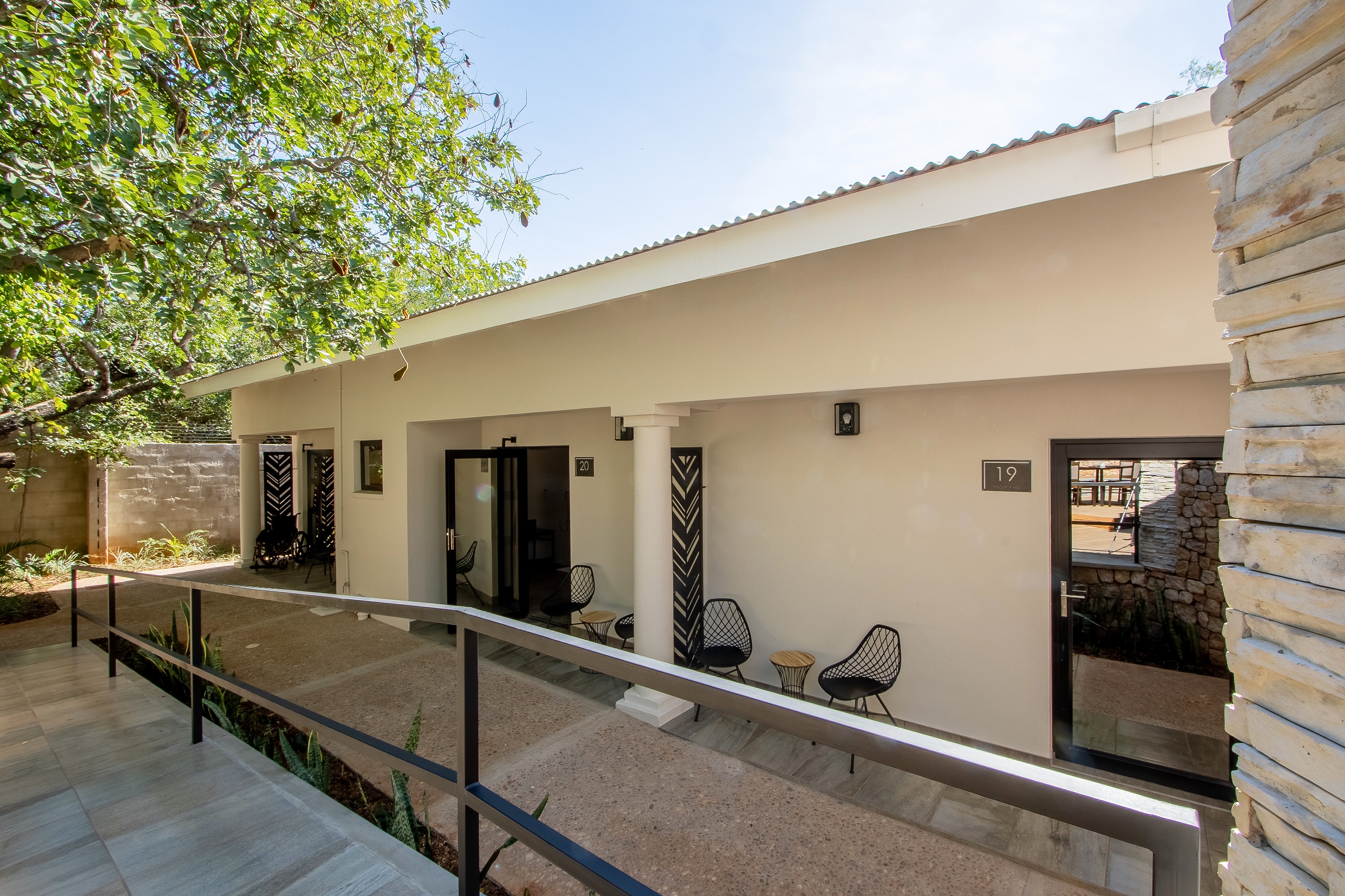 Accessible entrance at Nkosi Guest Lodge