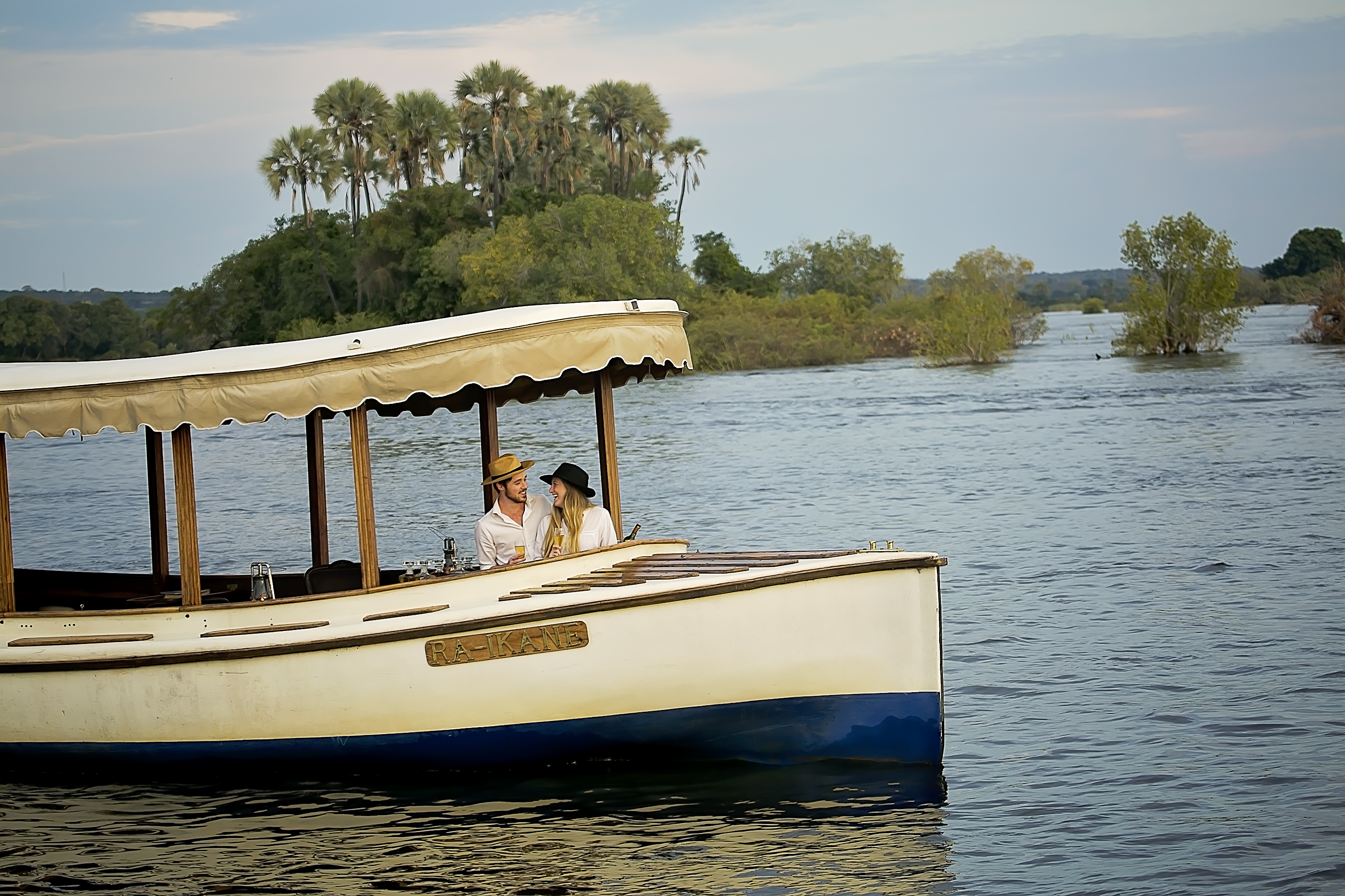 Private proposal cruise on the Zambezi River