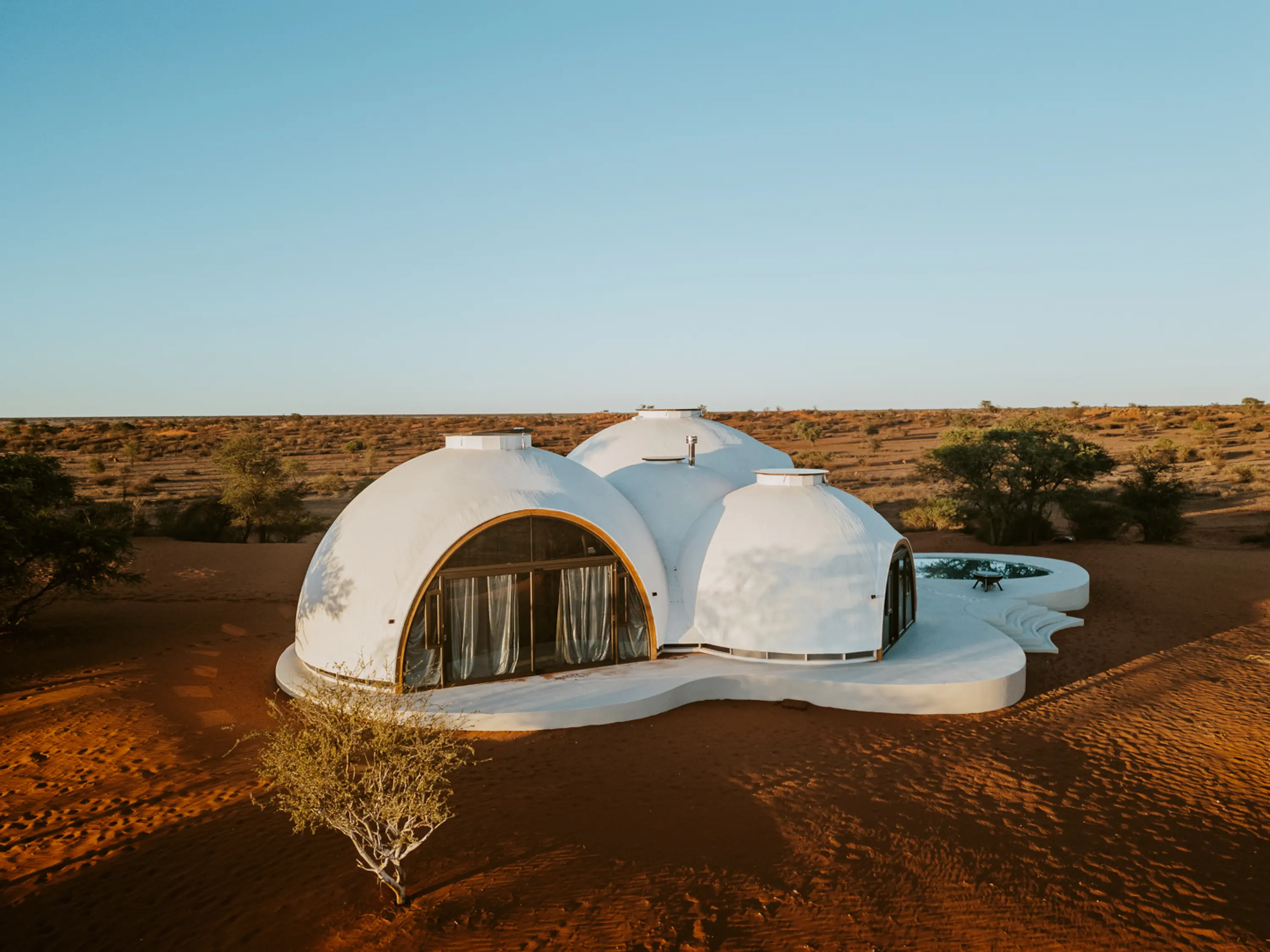Reverie Kalahari Pod in the dunes