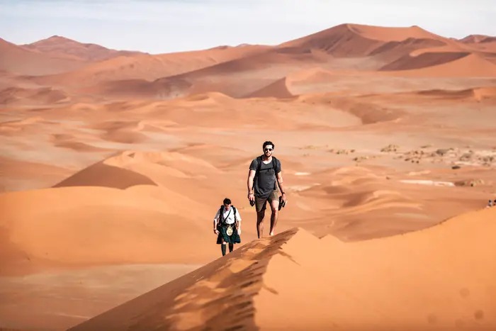 Sossusvlei durante un viaje a Namibia
