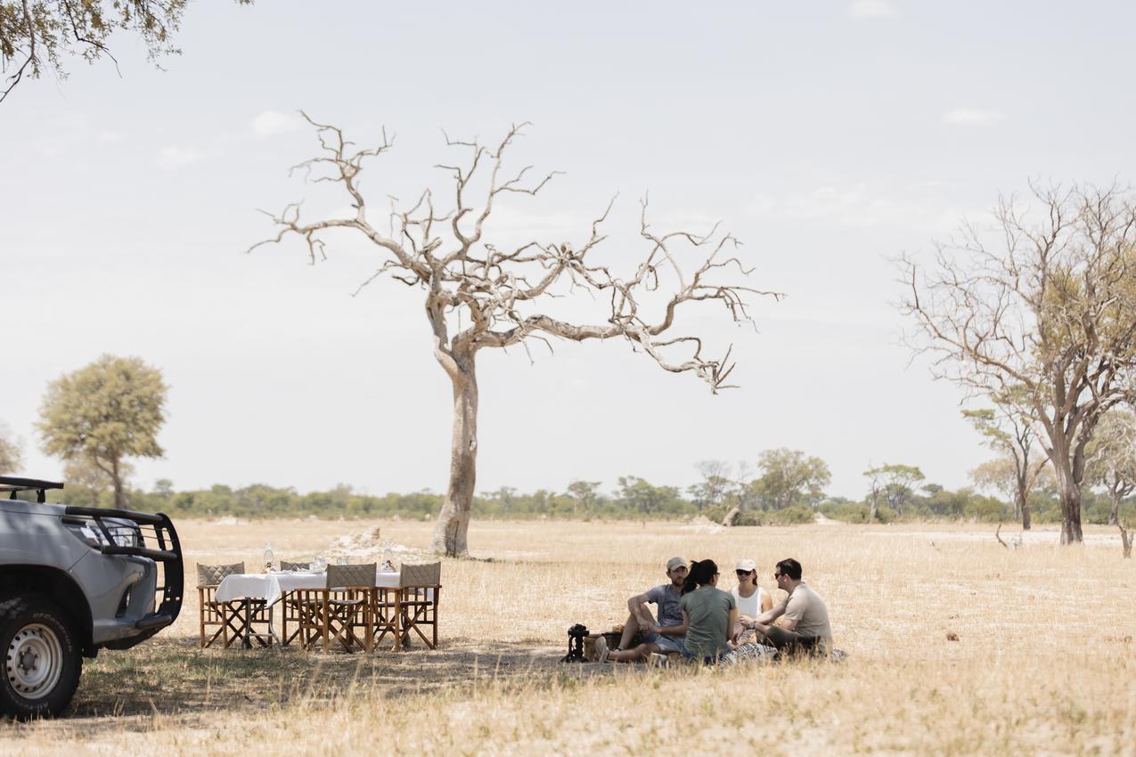 Sundowners at Little Makalolo in Hwange