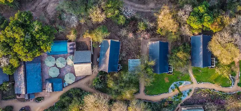 Overview of Umkumbe Bush Lodge